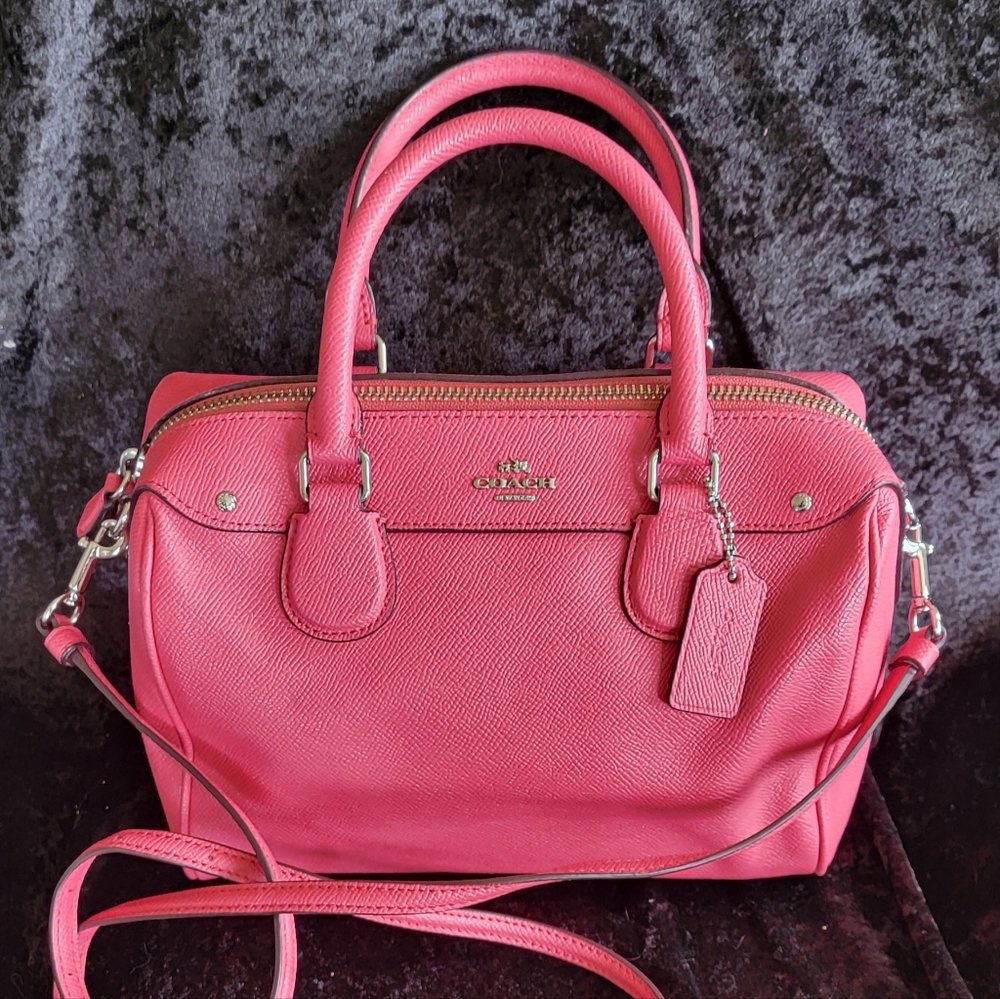 Coach Mini Bennett Leather Satchel